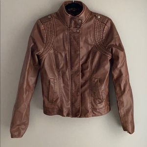 Aeropostale faux leather jacket